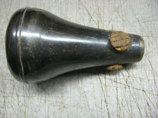 Vintage C G Conn Maker Pixie Straight Mute Brass Instrument Horn Cornet Trumpet