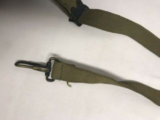 US Military WW2 Era Combat Suspenders Cartridge Belt Suspenders Set Khaki A1 3