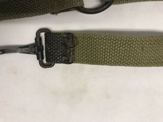 US Military WW2 Era Combat Suspenders Cartridge Belt Suspenders Set Khaki A1 5