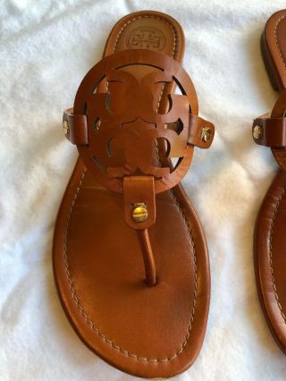 Pre - owned Tory Burch Miller sandals.  Size 9.  Vintage brown color. 3