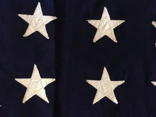 Vintage Hand sewn American Flag 48 Stars 2