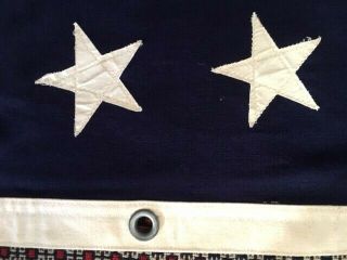 Vintage Hand sewn American Flag 48 Stars 3