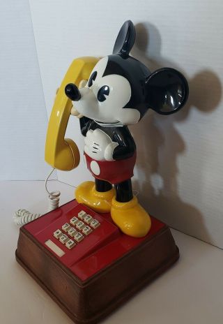Walt Disney Mickey Mouse Touch Tone phone Telephone Vintage 1976 2