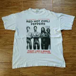 Vtg Red Hot Chili Peppers 90s Not A Reprint Rock T Shirt Band Size Xl