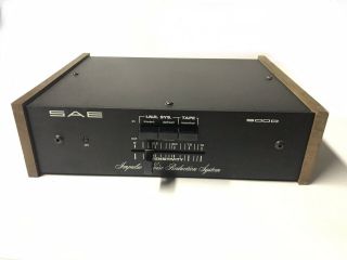 Vintage Sae Model 5000 Impulse Noise Reduction System Wood Sides Stereo Vinyl