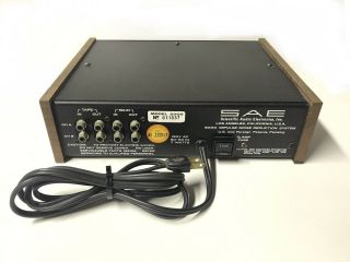 Vintage SAE Model 5000 Impulse Noise Reduction System Wood Sides Stereo Vinyl 2