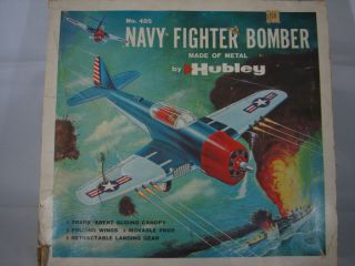 Vintage Hubley Kiddie Toy Navy Fighter Bomber 495
