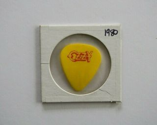 Ozzy Osbourne Randy Rhoads Guitar Pick Picks 1980 (extremely Rare / Vintage)