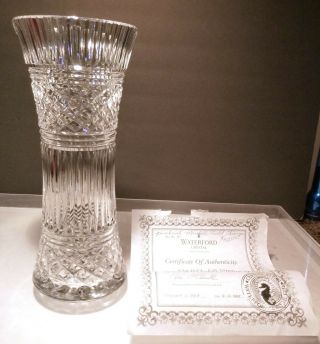Rare House Of Waterford Crystal (1988) Master Cutter Vase 224.  022 12 " Ireland