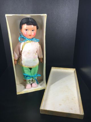 Rare 10” Vintage Chinese Folk Doll