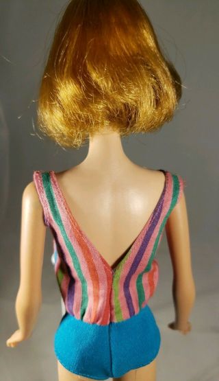 VINTAGE ASH BLONDE AMERICAN GIRL BARBIE DOLL w/OSS and DISPLAYABLE 7