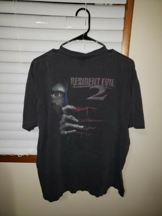 Resident Evil 2 Vintage Capcom Promo Graphic Shirt Size XL Power Pro Tag (RARE) 3