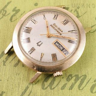 Vintage 14k Gold Filled Bulova Accutron.  Circa 1973.  Caliber 2182