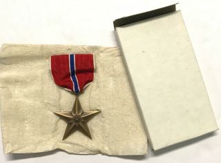 Wwii 1944 Dated Bronze Star Medal