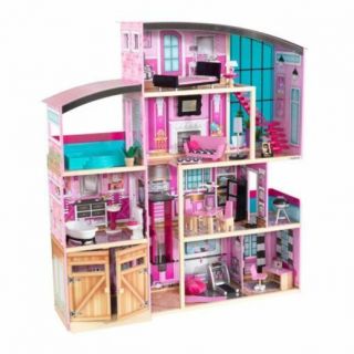 Barbie Size KidKraft Wooden Dollhouse Shimmer Mansion,  30 Fashion Accessories 2