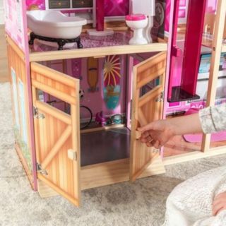 Barbie Size KidKraft Wooden Dollhouse Shimmer Mansion,  30 Fashion Accessories 7
