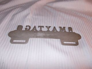 Vintage Maytag Home Appliances Metal Aluminum License Plate Topper - 2