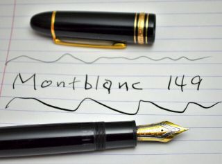 Vintage Early 1990s Montblanc 149 Fountain Pen w/18K Nib. ,  Repair or Parts 3