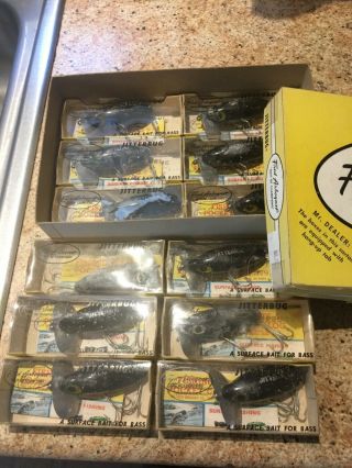 Fred Arbogast Dealer Box With 12 Lures