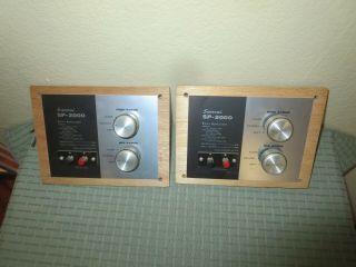 Vintage Sansui Sp - 2000 Crossovers Handles 4 Way 6 Speakers