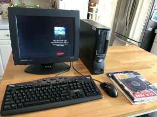 Windows 98 SE Compaq Presario 3555 Pentium III Vintage Gaming PC /w LCD monitor 2