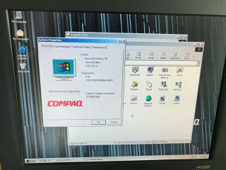 Windows 98 SE Compaq Presario 3555 Pentium III Vintage Gaming PC /w LCD monitor 3