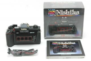 【mint In Box】nishika N8000 35 Mm Quadrascopic 3d Lenticular Camera Vintage