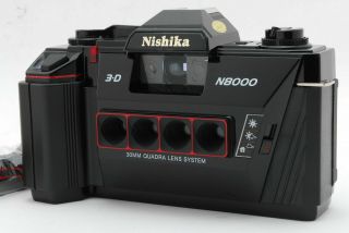 【MINT in BOX】Nishika N8000 35 mm Quadrascopic 3D Lenticular Camera Vintage 2