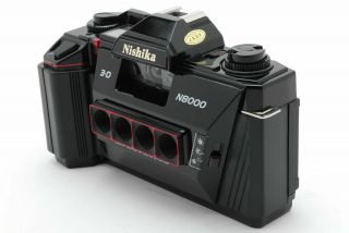 【MINT in BOX】Nishika N8000 35 mm Quadrascopic 3D Lenticular Camera Vintage 4