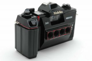 【MINT in BOX】Nishika N8000 35 mm Quadrascopic 3D Lenticular Camera Vintage 5