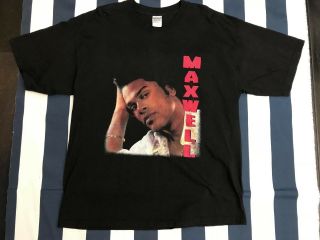 Vtg Vintage 2001 Maxwell R&b Hip Hop Rap Tee Concert Tour T - Shirt Tee Xlarge Xl