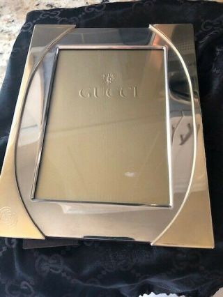 Vintage Gucci 2 - Toned Silver/gold Frame - Pre - Owned Good Cond For 4 