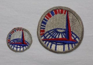 Pair Us Wwii / Ww2 Usaaf Army Air Force Patch Air Transport Command