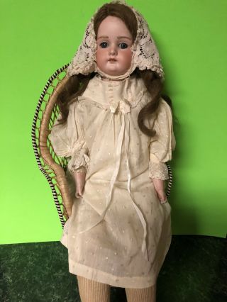 22” Armand Marseille Exceptional Antique German Bisque Head Doll