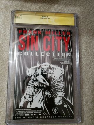 SPAWN 5 CGC SS 9.  8 NEWSSTAND EDITION SIGNED BY TODD MCFARLANE RARE OOP 4