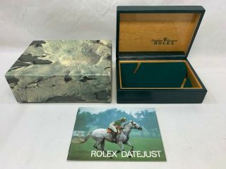 Vintage Rolex Watch Box Case 68.  00.  3 Booklet 0426266