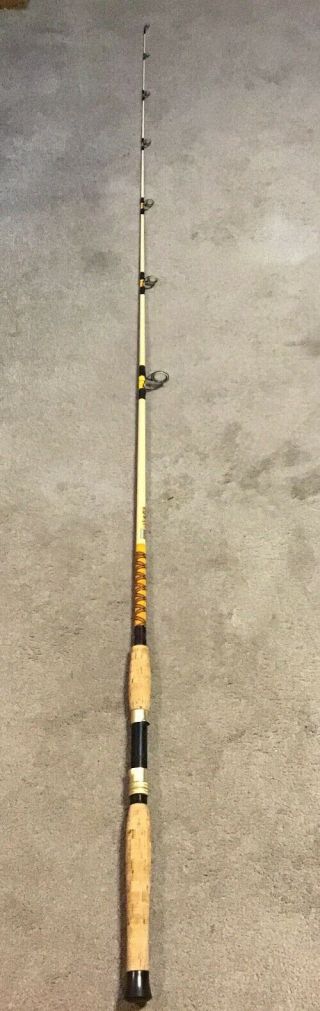 Vintage Miami Florida Fin Nor Tycoon Tackle Hrh 7’ Custom Spinning Rod