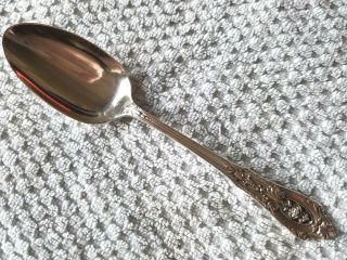 Wallace Sterling Silver Rose Point 7 1/8 " Oval Soup Spoon Aka Dessert Spoon