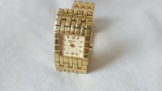 Vintage - Rotary - Gold - Plated - Lady - s - Quartz - Wristwatch 3