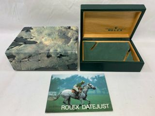 Vintage Rolex Watch Box Case 68.  00.  06 Booklet 0426263