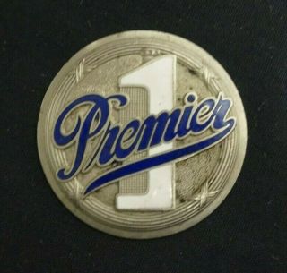 Rare Vintage Premier Motor Manufacturing Company Car Radiator Badge Indianapolis