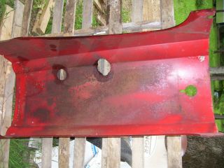 VINTAGE MASSEY HARRIS 33 TRACTOR - HOOD PANEL ASSEMBLY - 1955 4