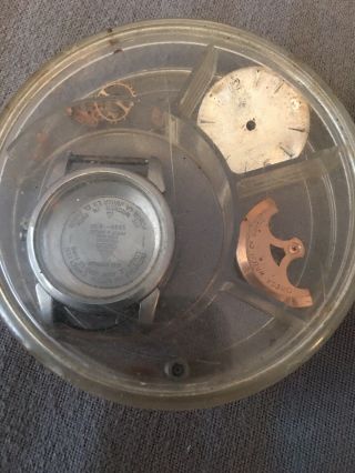 Vintage Men’s Omega Watch Case And Parts For Calibre 550 Automatic Movement