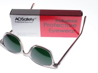 Last American Optical Vintage Green Safety Glasses Old Stock
