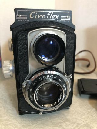 Vintage Ciroflex Model F Film Camera and Exposure Meter And Filters AND 4