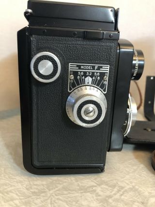 Vintage Ciroflex Model F Film Camera and Exposure Meter And Filters AND 8