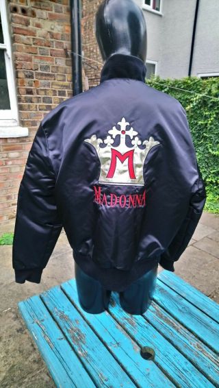 Madonna Blond Ambition World Tour 1990 Vintage Bomber Jacket - Size Large L