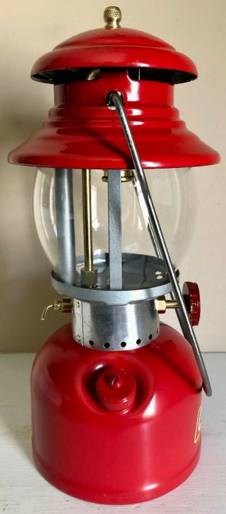 RARE VINTAGE GORGEOUS COLEMAN MODEL 200A SINGLE MANTLE LANTERN 7 of 1956 5