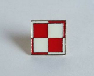 Poland Army Ww2 Wwii Polish The Air Force Checkerboard Lapel Pin Badge