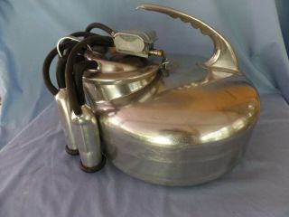 Vintage Surge Milker Stainless Steel Bucket W/ Pulsator C Style Teat Cups